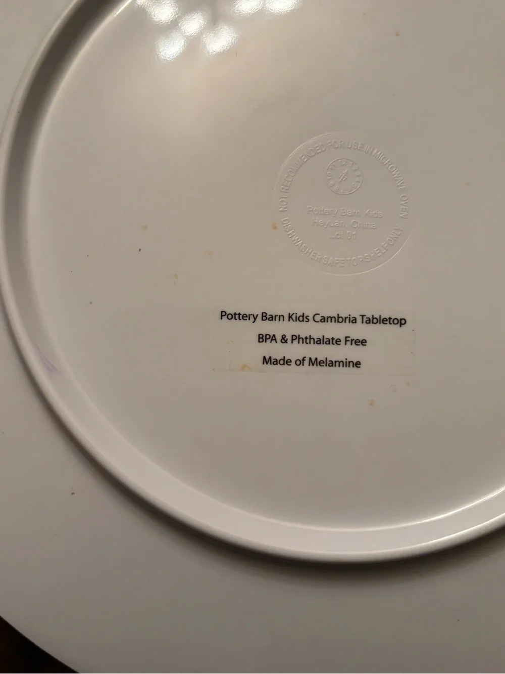 Cute Masked Animal Dessert Plates - Pink & Gray Melamine Set - Pottery Barn